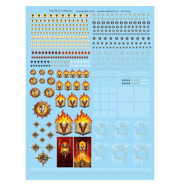 Word Bearers: Legion Transfer Sheet