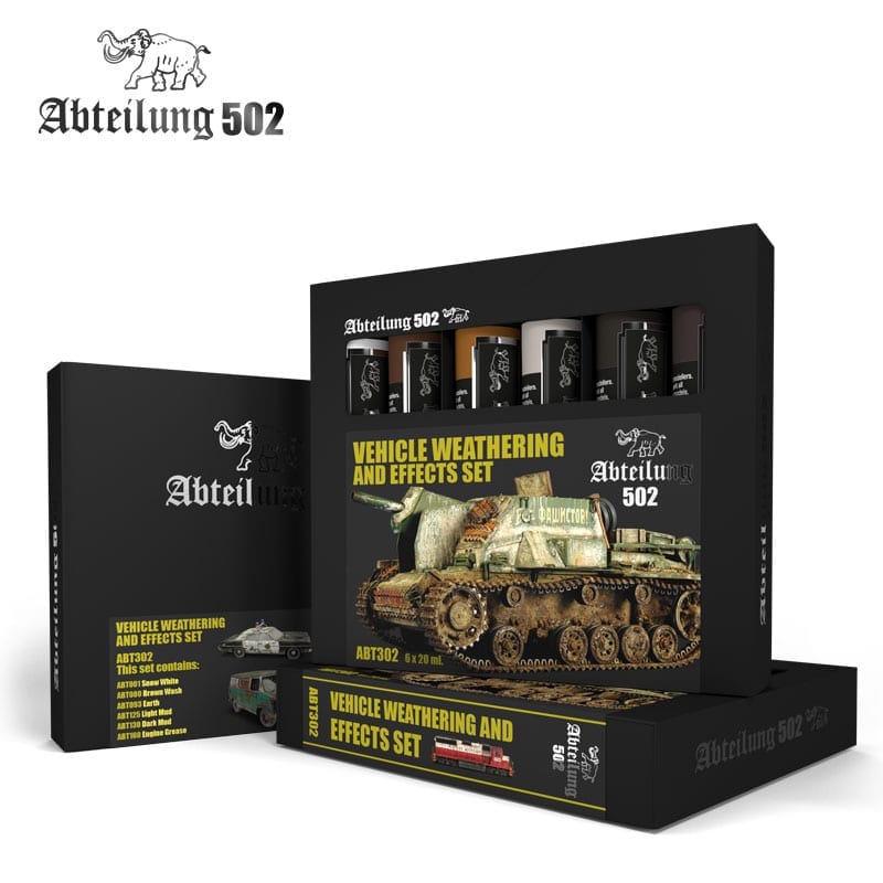 Abteilung 502: Vehicle Weathering Effects Oil Paint Set