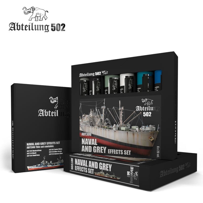 Abteilung 502: Naval and Grey Effects Oil Paint Set