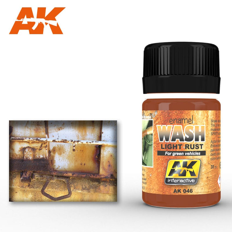 AK: 046 Light Rust Wash for Green Vehicles