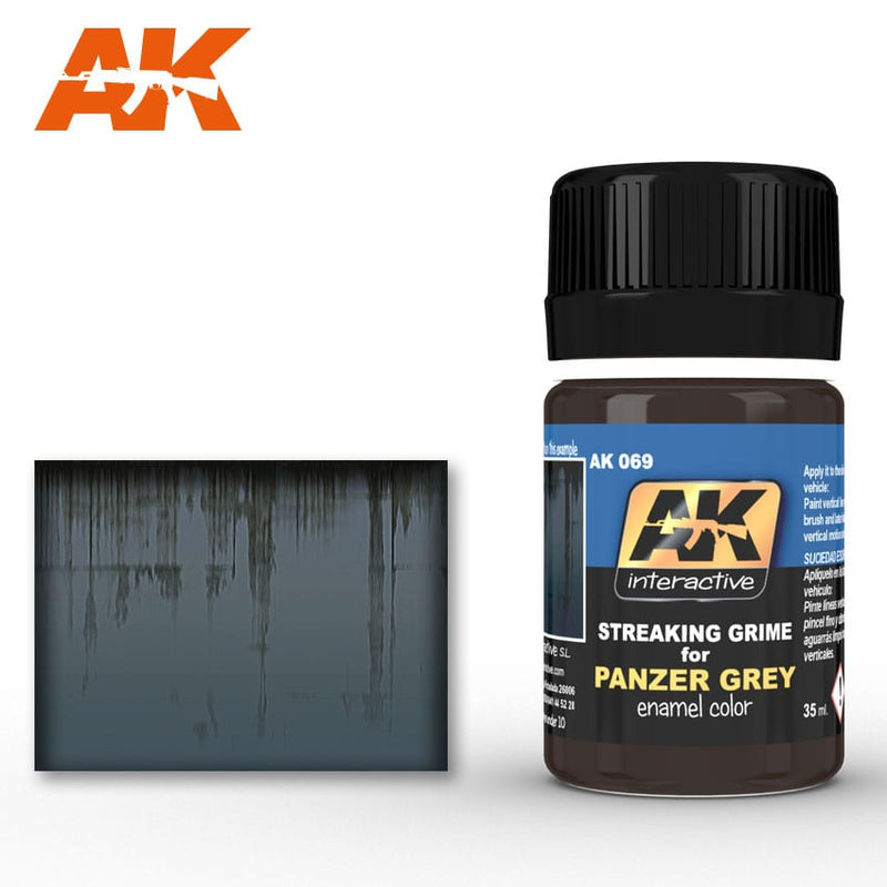 AK069: Streaking Grime For Panzer Grey