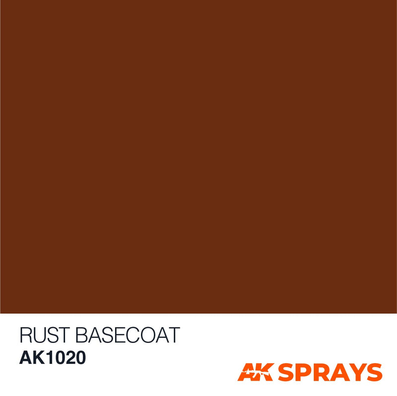 AK1020: Rust Basecoat Spray Paint (150mL)