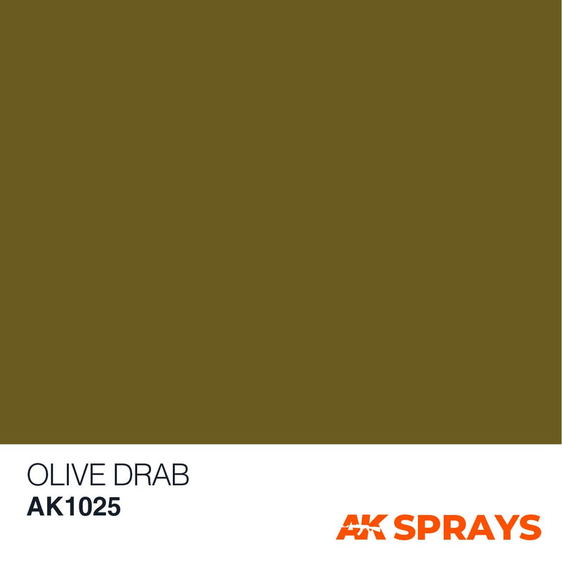 AK1025: Olive Drab Spray Paint (150mL)
