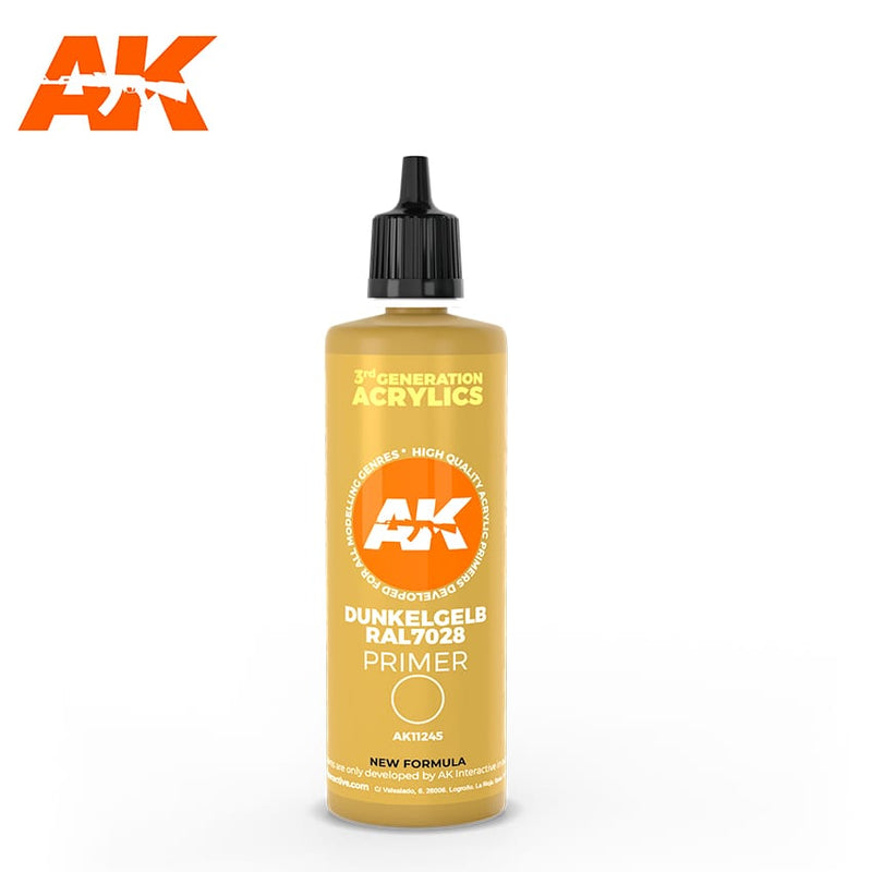 AK Interactive 3G Dark Yellow Dunklegelb Primer (100ml)