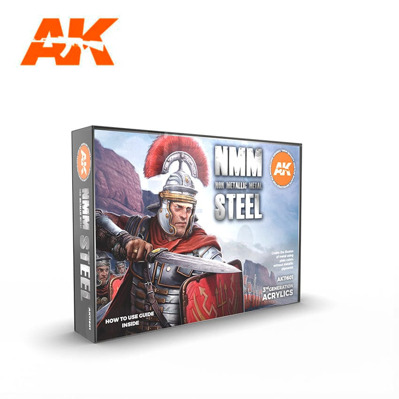AK11601: Non Metallic Metal (NNM) Steel Paint Set