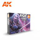 AK11602: Night Creature Fleshtones Paint Set