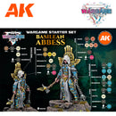 AK11770: Wargame Starter Paint Set - Basilean Abbess (14 Colors & 1 Figure)