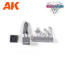 AK11770: Wargame Starter Paint Set - Basilean Abbess (14 Colors & 1 Figure)