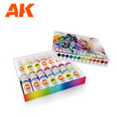 AK 3G Acrylics: Basic Starter Set (14 Colors)