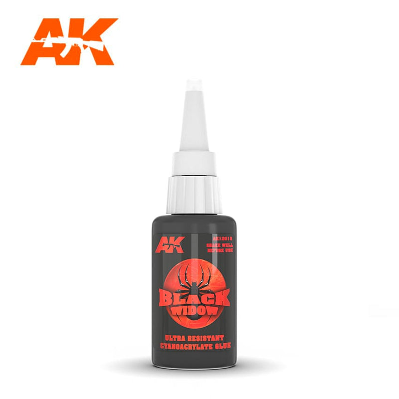 AK12016: Black Widow Super Glue (Cyanocrylate)