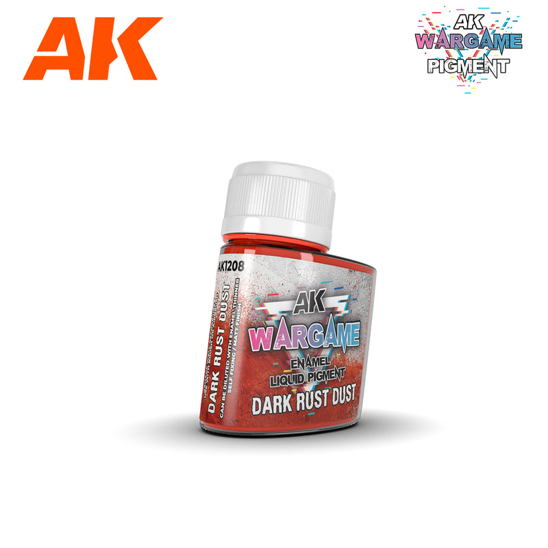 AK1208: Dark Rust Dust Enamel Liquid Pigment