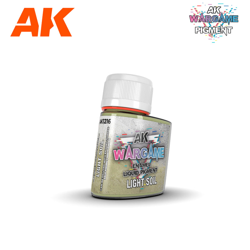 AK1216: Light Soil Enamel Liquid Pigment