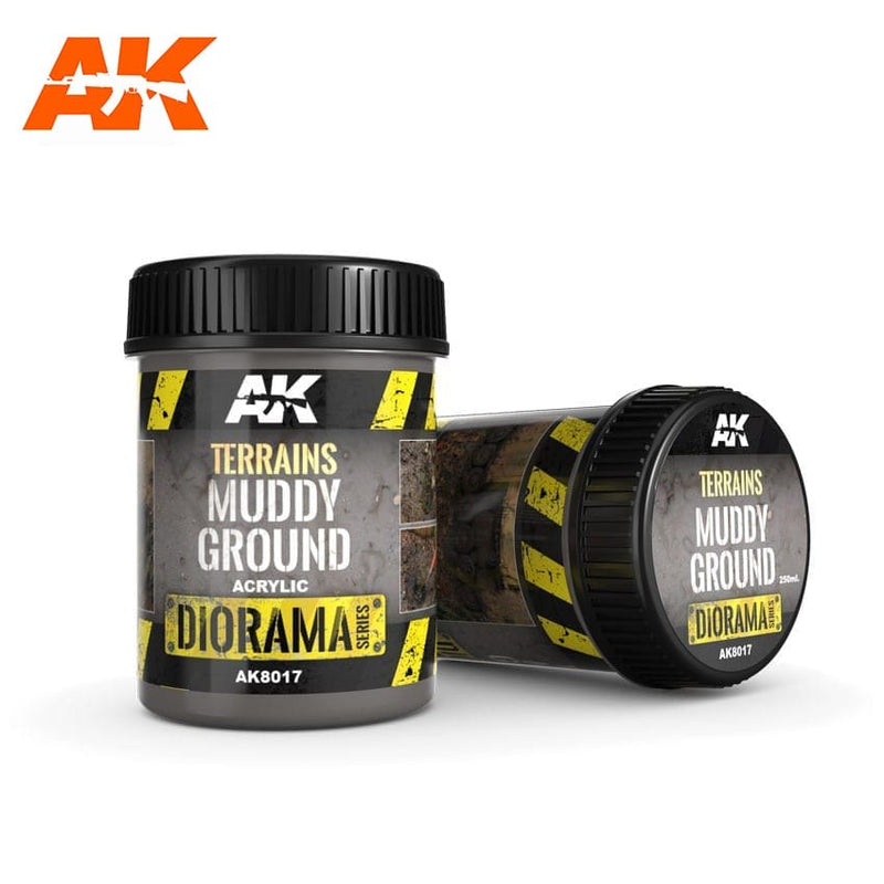 AK8017: Diorama - Terrains Muddy Ground (250mL)