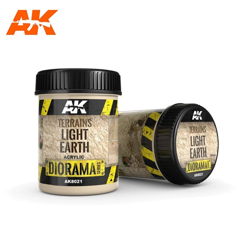 AK8021: Diorama - Terrains Light Earth (250mL)