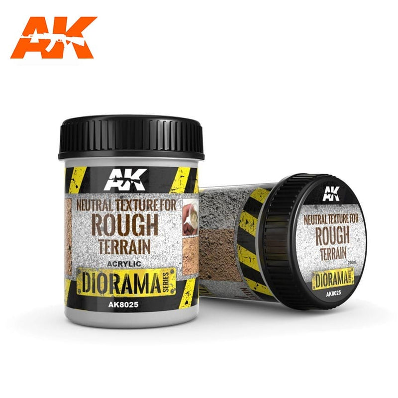 AK8025: Diorama - Terrains Neutral Texture for Rough Terrain (250mL)