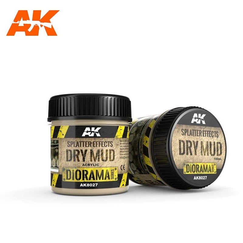 AK8027: Diorama - Splatter Effects Dry Mud (100mL)