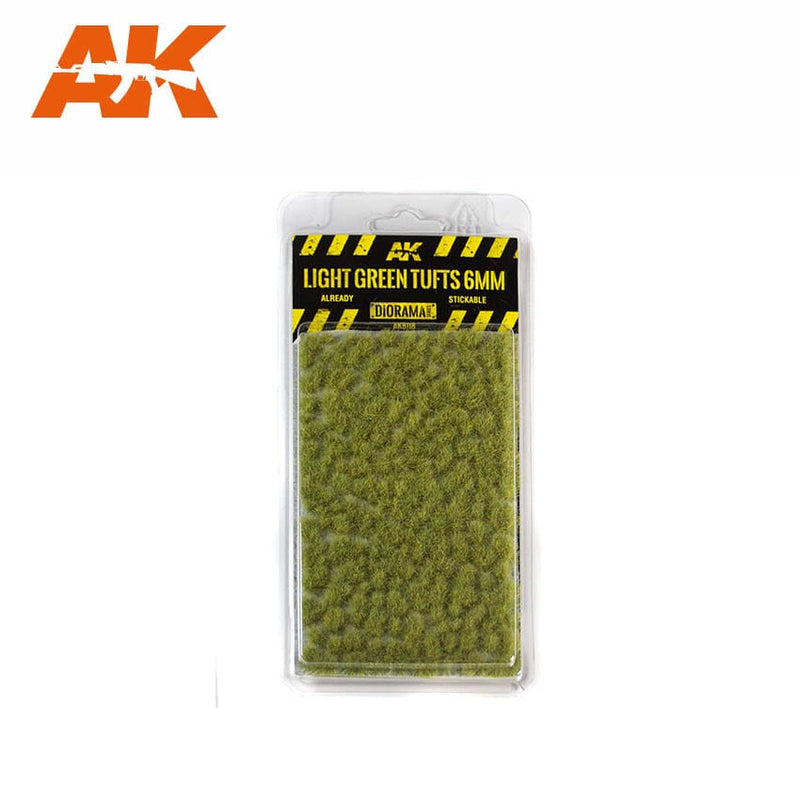 AK8118: Tufts - Light Green 6mm