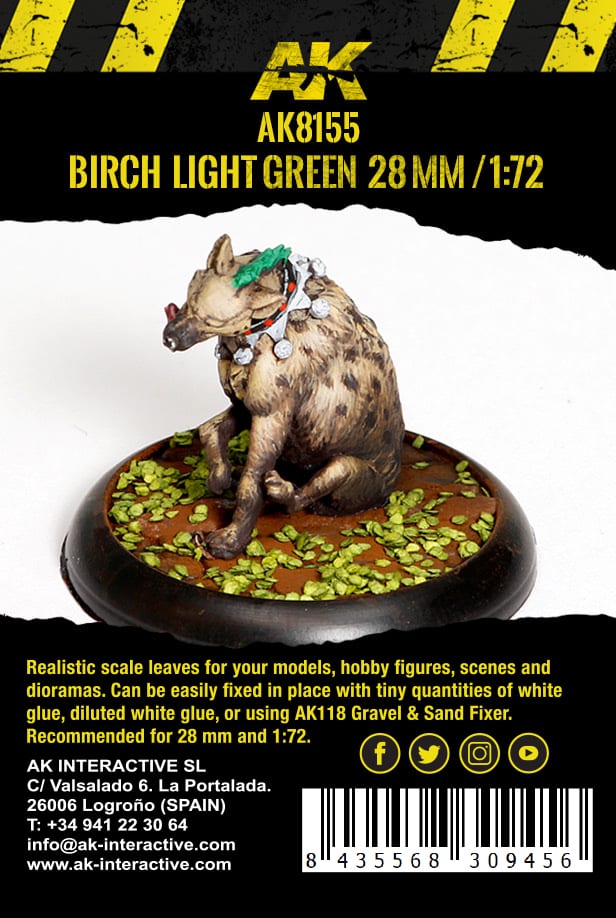 AK8155: Leaves - Birch Light Green 1/72 (7g)