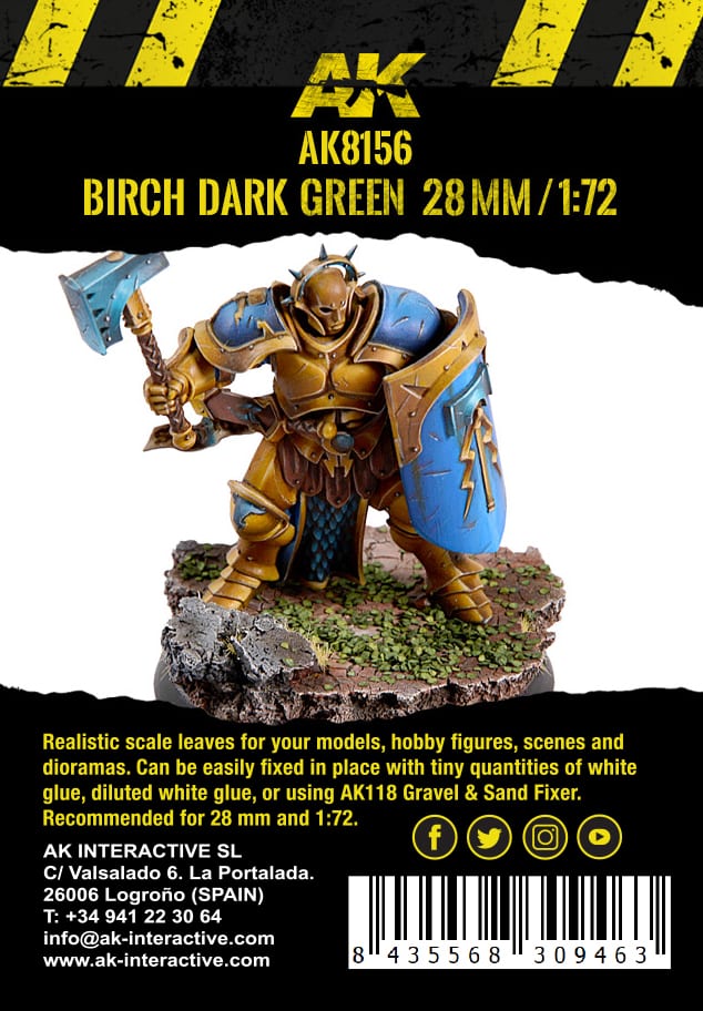 AK8156: Leaves - Birch Dark Green 1/72 (7g)