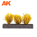 AK8218: Bushes 4-6 cm - Light Yellow