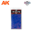 AK8242: Pink & Blue Wargame Tufts 4.5mm