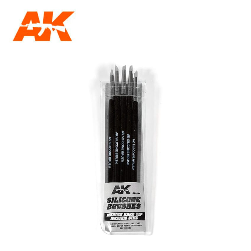 AK: Silicone Sculpting Brushes - Large (5 Pack)