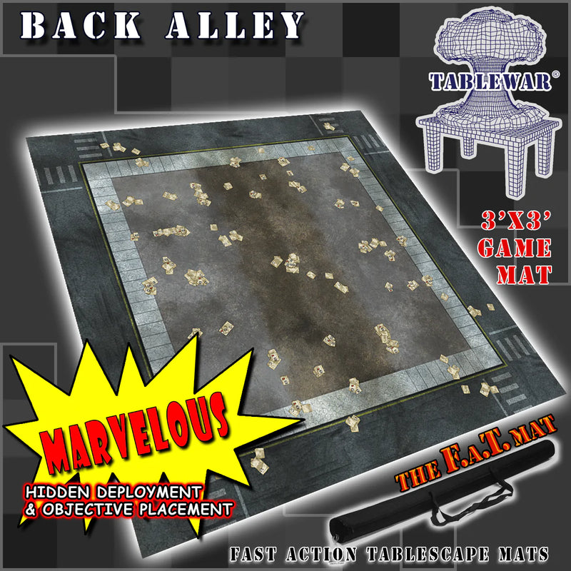 F.A.T. Mats: 'Back Alley' 3x3 Gaming Mat