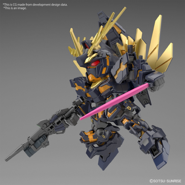 SD Gundam Cross Silhouette Banshee (Destroy Mode) & Banshee Norn Parts Set