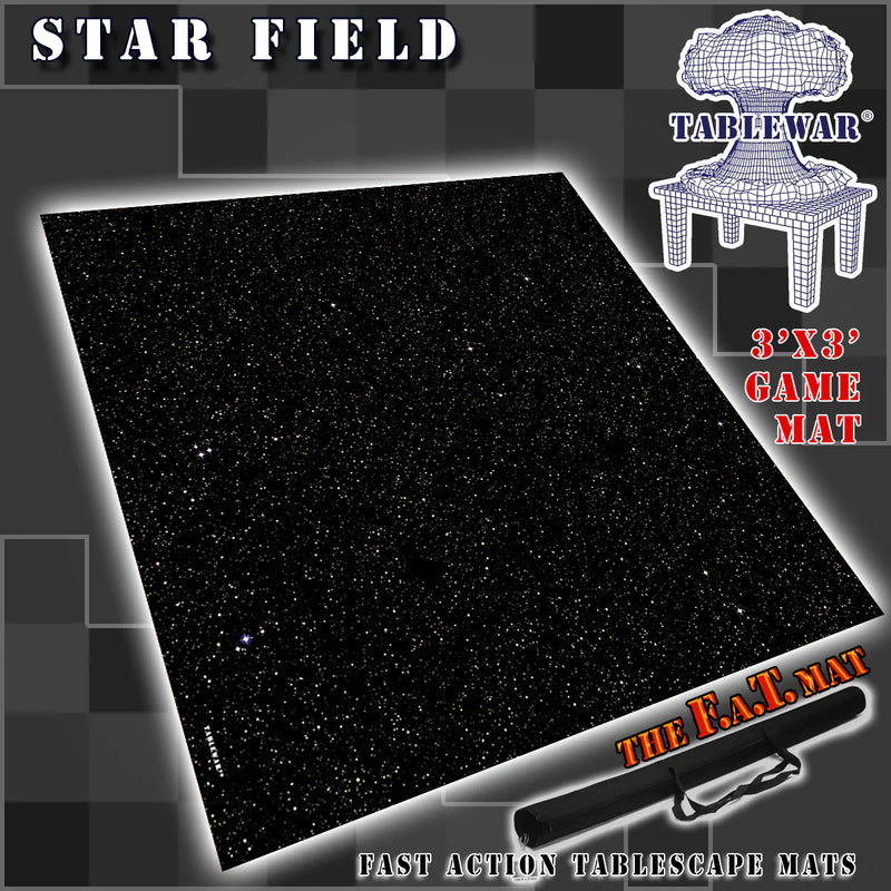 F.A.T. Mats: 'Star Field' 3x3 Gaming Mat