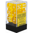 Chessex Dice: Translucent Yellow/White 12D6