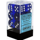 Chessex Dice: Translucent Blue/White 12D6