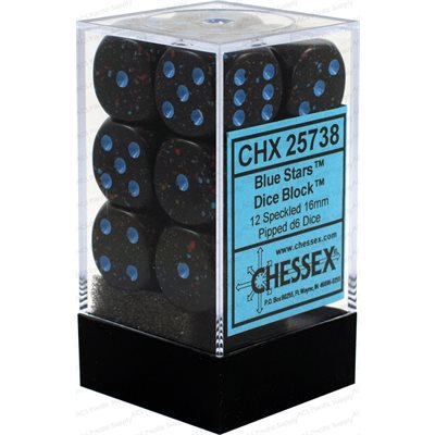 Chessex Dice: Speckled Blue Stars 12D6