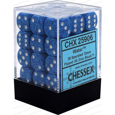 Chessex Dice: Speckled Water 36D6