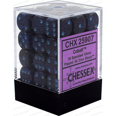 Chessex Dice: Speckled Cobalt 36D6