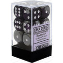 Chessex Dice: Gemini Purple-Steel/White 12D6