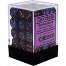 Chessex Dice: Gemini Blue-Purple/Gold 36D6