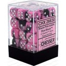 Chessex Dice: Gemini Black-Pink/White 36D6
