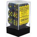 Chessex Dice: Festive Rio/Yellow 12D6