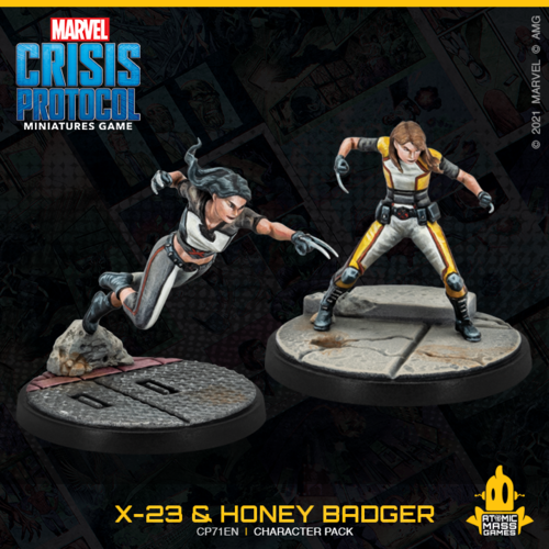 Marvel Crisis Protocol: X-23 & Honey Badger