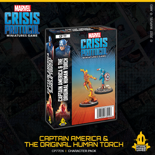 Marvel Crisis Protocol: Captain America & the Original Human Torch