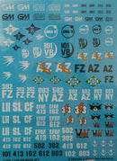 [MG][HG] RGM-79 GM Unit Mark Series Decal