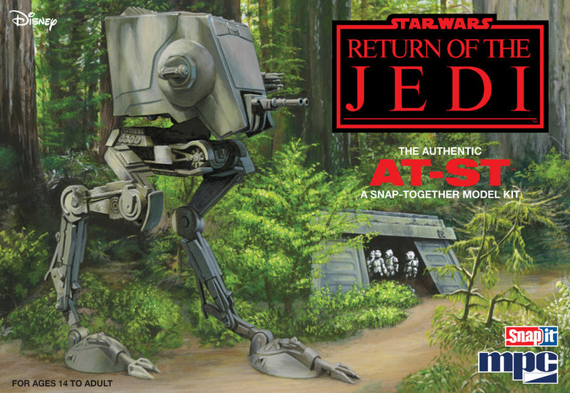 Star Wars: The Authentic Return of the Jedi AT-ST Walker 1/100 Scale Model Kit