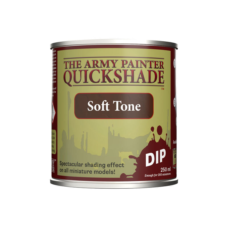 Army Painter: Quickshade - Soft Tone 250ML Dipping Can
