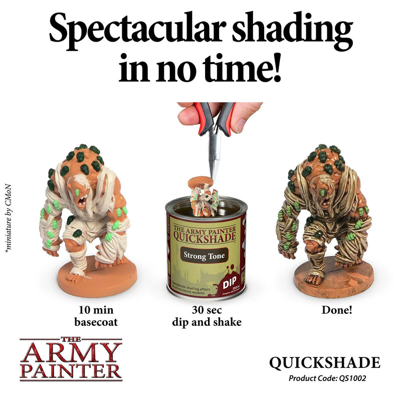 Army Painter: Quickshade - Strong Tone 250ML Dipping Can