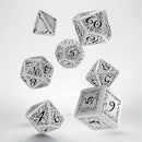 Q Workshop: Elvish Dice Set (White & Black)