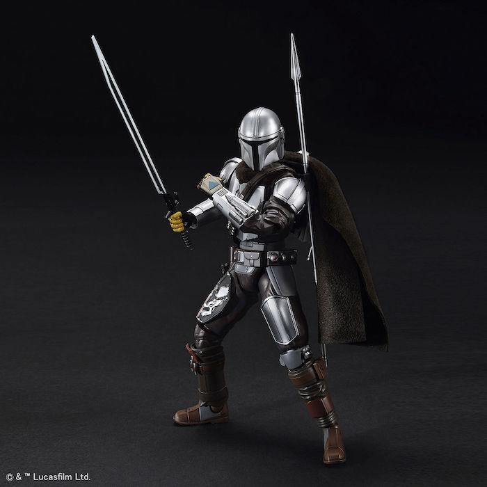 Star Wars: The Mandalorian (Beskar Armor) Silver Coating Ver. 1/12 Scale Model Kit