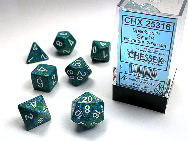 Chessex Dice: Speckled Sea Polyhedral 7-die Set