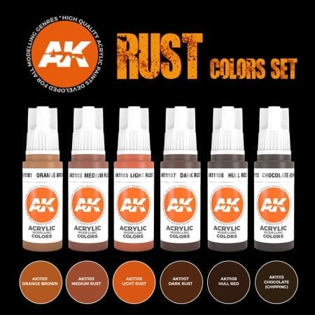 AK11605: Rust Paint Set