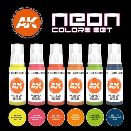 AK11610: Neon Paint Set