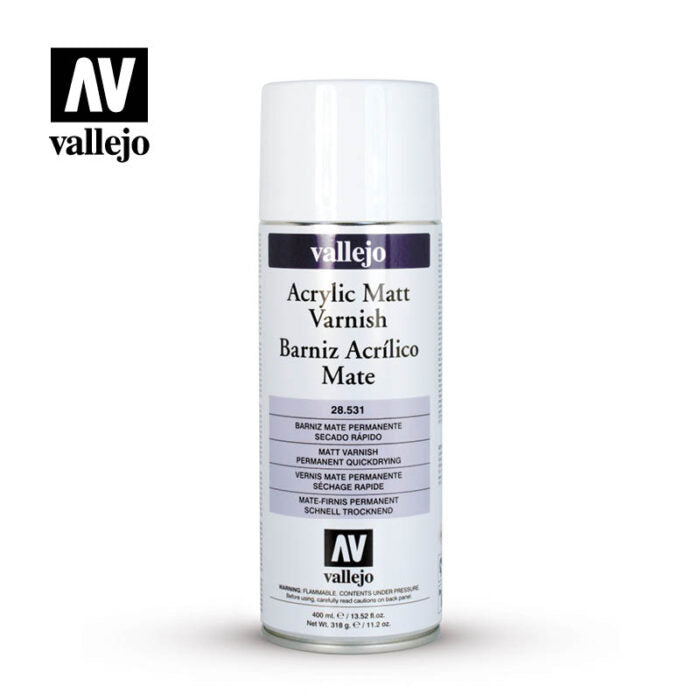 Vallejo Sprays: 28.531 Matt Varnish